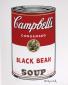 Andy Warhol (after), Soup. Black Bean, litografia a colori, tiratura limitata (ed. 3000 es.), numerata a matita, firmata in lastra, cm 40x50