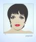Portraits. Liza Minnelli, litografia a colori, numerata a matita (ed. 2400 es.), cm 40x50 b