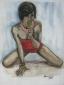 Angela Policastro, Chupa chupa, tecnica mista su tela, cm 60x80